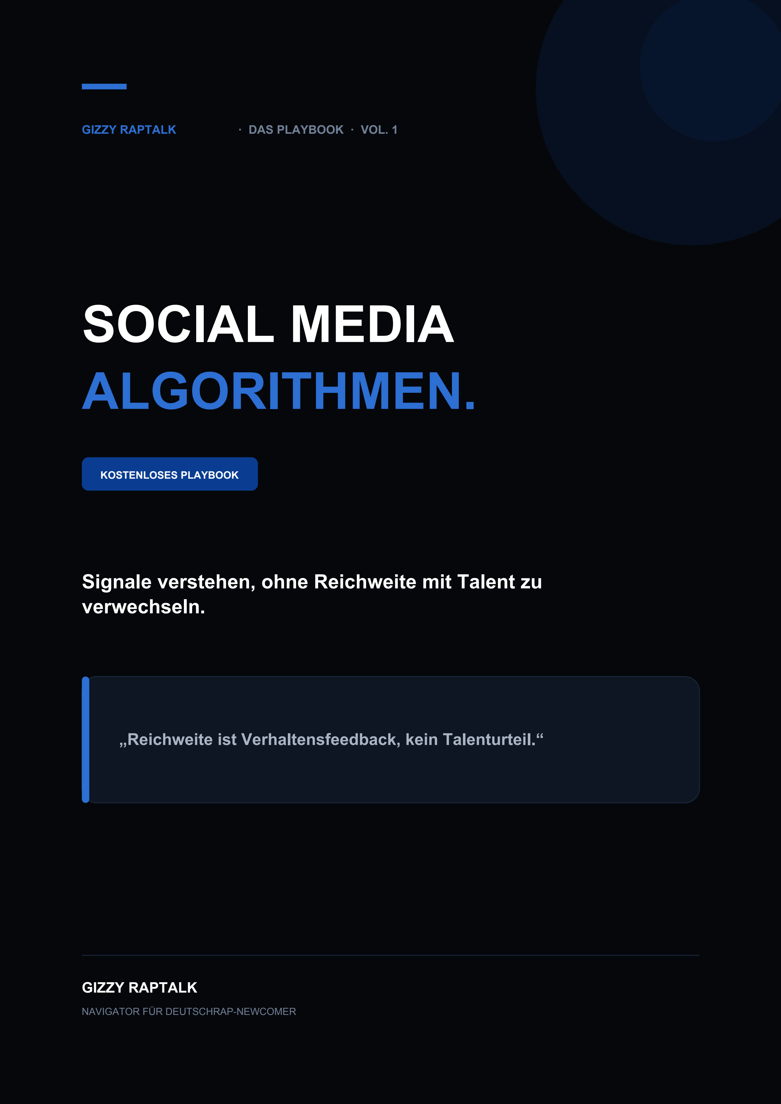Cover des Social Media Algorithmen Playbooks